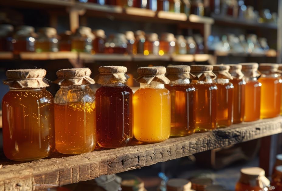 harvesting and selling honey