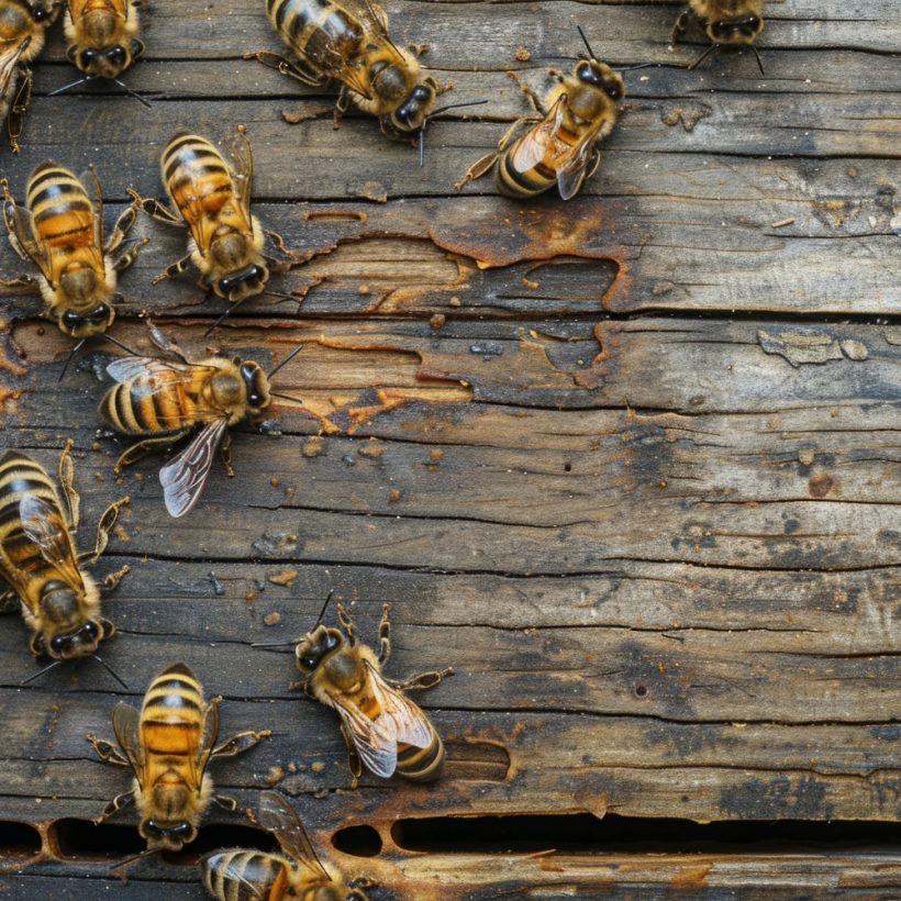 wood vs concrete beehive